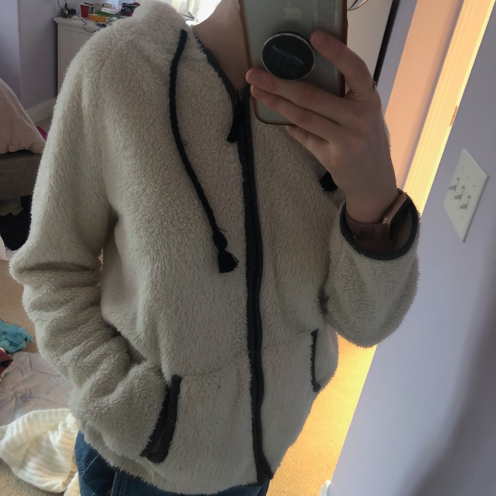 White Fluffy Jacket